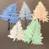 Fiori decorativi 10Pcs Artificiale Felce Plastica Arbusto Bouquet Schapen Tand Blad Boeket Fiddlehead Varens Eternelle Home Decor Dekoration