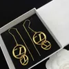 V retro designer earrings for woman circle fashion celebrity round face temperament ins the same style Jewelry Gifts Earrings