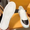 2023-Designer Casual Shoes Men Women Low Top Couple Shoes Luxury Fashion Leather Thick Bottom Sneakers Embroidered Print Heightening Casual Slip