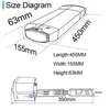 21700 Samsung/Tesla Cell Gepäckträger-Fahrradbatterie 36 V 20 Ah 48 V 15 Ah 52 V 15 Ah für 1500 W 1000 W 750 W 500 W Bafang TSDZ2 Motor