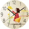 Desk Table Clocks Laundry Room White Wall Clock For Modern Home Decoration Teen Room Living Room Needle Hanging Watch Table Clock AA230522