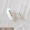 ديكورات فن الأظافر 10pcs G982 الشريط الفاخر 3D سبائك الأظافر فن الزركون المعادن لؤلؤة مانيكير الأظافر الإلحاحات ديي ديكورات الأظافر سحر 230619