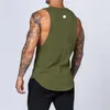 Men's Sleeveless Shirt Fitness Mens Tank Top Workout Vest Cotton Muscle Tank Top Gyms Clothing ll6674