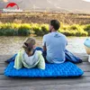 Lägermöbler Uppblåsbar madrass Air Cushion Portable Sleeping Mat Damp Proof Waterproof Pad Handing Camping Ultralight Travel 230617