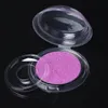 Neues Modell Falsche Wimpern Verpackungsbox Transparenter runder Wimpernbehälter mit Silberkarte Leerer Paketkoffer F531 Qkdan