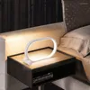 Tischlampen F2 25 cm LED-Lampe Schlafzimmer Neuheit Oval Schreibtisch Wohnzimmer Schwarz/Weiß Dimmbar Nachttisch RGB Nachtlicht Dekoration
