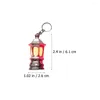 Table Lamps 40Pcs Keychain Flashlights Ramadan Lantern Keyring Glow Toys Pocket Muslim Key Pendant Bag Handbag Purse Charms For
