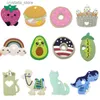 TYRY.HU New Cartoon Avocado Silicone Teether BPA-Free Baby Chewing Molar Teething Toys Baby Pacifier Chain DIY Accessories L230518