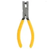 Watch Repair Kits Yellow Eyelet Strap Hole Punch Plier Band Leather Link Belt Round Punching Tool Craft Hand Pliers