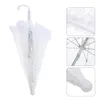 Paraplyer bröllopsdekor för regn dam kostym tillbehör parasol romantisk po prop pografi