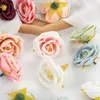 Fleurs séchées 10 pièces artificielles noël mariage jardin Roses accessoires pour la maison décoration Scrapbook bricolage boîte à bonbons fausses plantes