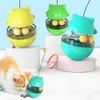 Pet Interactive Cat Tumbler Toy Treat Distributeur de nourriture Jouets avec des boules roulantes Funny Cats Slow Feeder IQ Balle d'entraînement pour chaton