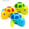 محاكاة Turtle Children's Clockwork Bath Toys Turtle Turtle Toys Toys Pool Party Party Baby Swim Play Toys Pools Pools Fun L230518