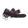 COOLKE Ceinture en cuir à double griffes pour homme