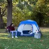 Tents and Shelters 4-Person Instant Cabin Tent with LED Lighted Hub 230619