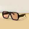 Oversized Square Sunglasses Havana Dark Grey Lens Women Sun Shades Summer Sunnies gafas de sol Sonnenbrille UV400 Eyewear with Box