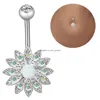 Navel Bell Button Rings 3 / Set Van Opal Nail Zachte Keramische Ball Ring Combinatie Drop Delivery 202 Dhqae