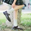 Femmes chaussettes printemps automne femme blanc japonais Lolita bulle dentelle froufrous mignon Jk uniforme Kawaii mode amour