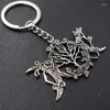 Porte-clés 1pcs Fashion Keychain Peace Tree Of Life Pour Femmes Hommes Cadeaux