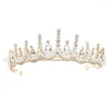 Headpieces mode hårtillbehör hårband smycken brud tiara bröllop krona