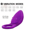 Massager senza mani anelli Peni Anello vibratore Pennis per uomini Capezzoli genitali F Women Vaginass Smart