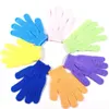 Creative Nylon Exfoliating Body Scrub Handskar Dusch Bad Mitt Loofah Skin Bath Sponge Fast Shipping F1822 RWUGI