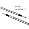 Ballpoint Pens Darb Luxury Rollerball Pen для написания 24 -километрового покрытия высокого качества Metal Pen Business Office подарок 230620