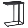 Table d'appoint en forme de C de 23,2 po pour canapé, table d'appoint, support pour ordinateur portable, bureau à domicile