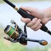 Rod Reel Combo Sougayilang Combo de pêche télescopique 1.8m 2.1m 2.4m Canne en fibre de carbone et 5.5 1 131BB Kit de pêche pour moulinet de pêche Pesca 230619