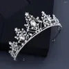 Pinces à cheveux classique aristocratique couronne alliage creux goutte d'eau coiffure modélisation Po bijoux robe de mariée mariée