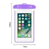 Storage Bags Phone Waterproof Case Lock Design Touch Screen Pouch Wall Hanging Leakproof Card For Swimming