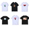 Mens Designer T Summer Tshirt Fashion Cartoon Anime Mönster Porträtt Tryck Mångsidig bomullsbrev Skjortor MAN Sport Loose Casual Tee Shirt