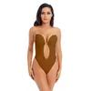 Womens Shapers Bodysuit Women Thong Shaper Body Shaperwear Sexy Deep VNeck BackLess Corset Slimming Push Up Plunge body dos nu 230620