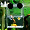 Aquarien Aufgehängte multifunktionale Guppy-Aufzuchtbox, Aquarium, Acryl-Isolierung, kleine große Laichluke für Jungfische D9179 230620