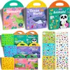 Adesivos para brinquedos infantis Adesivos reutilizáveis para crianças Livros Animais Papelaria Adesivos para crianças Adesivos engraçados Brinquedos de viagem Quiet Busy Livros para crianças 230621