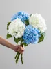 Vases Hydrangea Artificial Flower High-End Living Room And Dining Table Decoration Fake Po Props Super Realistic