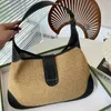 Borse moda donna Borse shopping in paglia Borse donna Designer Tote Casual Hobos Bag Designers Knitting Hobo Soft Letters Purse D2306204F