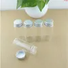 12 Pieces 37*90mm 70ml Small Glass Bottle Silver Screw Cap Empty Jar Container Mini Diy BOTTLES Spice Storage Jars Containershigh qualt Oovj