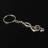 Music Symbol Metal Keychain Ring Keyring Key Fob Fashion For Men And Women Fashion Pendant