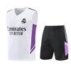 2023 Real Madrids Tracksuits Finals Soccer Jersey Football Shirt Men Pre-Match Training Suit Short Sleeved Camavavera Rudiger Camiseta 23/24 Nya uniformer Tchouameni