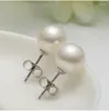 Orecchini a bottone all'ingrosso di argento placcato rame perla versione coreana Nanyang Beizhu Ear Pin