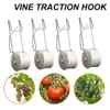 Other Garden Tools 6pcs 10pcs Tomato Trellis Roller Hook Support Hooks Set with 15m Vine String Rope Flower Plant Kit 230620