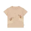 T koszule Spot Dania Konges Slojd SS23 Spring Summer Children's Children's Organic Cotton Short Shirt Shirts 230620