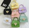 Caual mini children handbag girls jelly bag fashion kids chain shoulder bags small purse