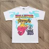 Camisetas masculinas 2023 nova universidade camiseta alta qualidade hip hop rap homens e mulheres moda esportes graffiti estampa curta t t230621