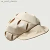 2023 Japońskie chmurowe kapelusz kobiety stały kolor słodki ośmioboczne czapki wiosna latem edycja koreańska moda bawełniana malarz artystyczna czapka l230523
