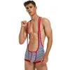 Men's Swimwear Seobean Mankini Zip Pouch One Piece Swimsuit Men Bodysuit Swimwear Sexy Bikini Swimming Trunks For Stripe Swim Shorts Gay BriefsHKD230621