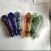 Rauchpfeifen Shisha Bong Glas Rig Öl Wasser Bongs Farbige Schneeflocken-Glaspfeife mit zwei Rädern