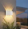 Led Wandlamp Outdoor Waterdicht Up En Down Lichtgevende Verlichting Tuin Decoratie AC85-265V Wandlampen Voor Slaapkamer Woonkamer