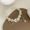 Link Bracelets ROPUHOV 2023 Super Fairy Opal Moon Beaded Fringed Bracelet Female Korea Retro Personality Fashion Jewelry